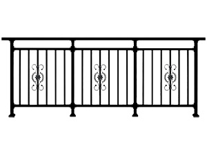 噴塑陽(yáng)臺(tái)欄桿