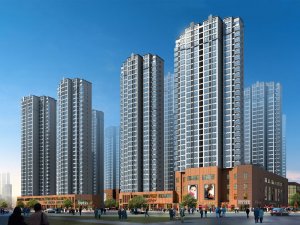 蒙城玖隆國際小區(qū)百葉窗、鋅鋼樓梯扶手定制