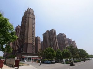 淮北金域香苑小區項目定制百葉窗、樓梯扶手產品