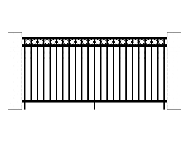 小區鋅鋼圍欄圖片2